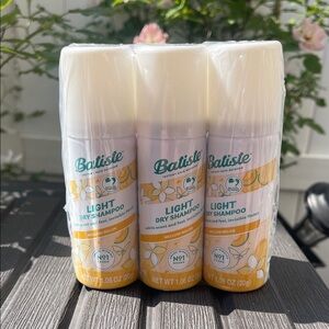 6 x Batiste Light Dry Shampoo Travel Size